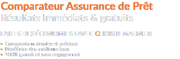 Questionnaire - Assurance de Prêt - Choisir-Malin.fr